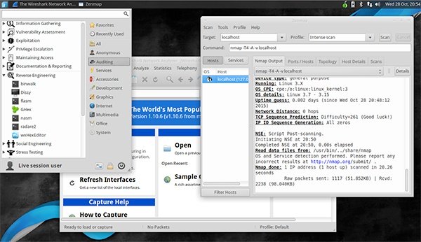BackBox Linux toolset