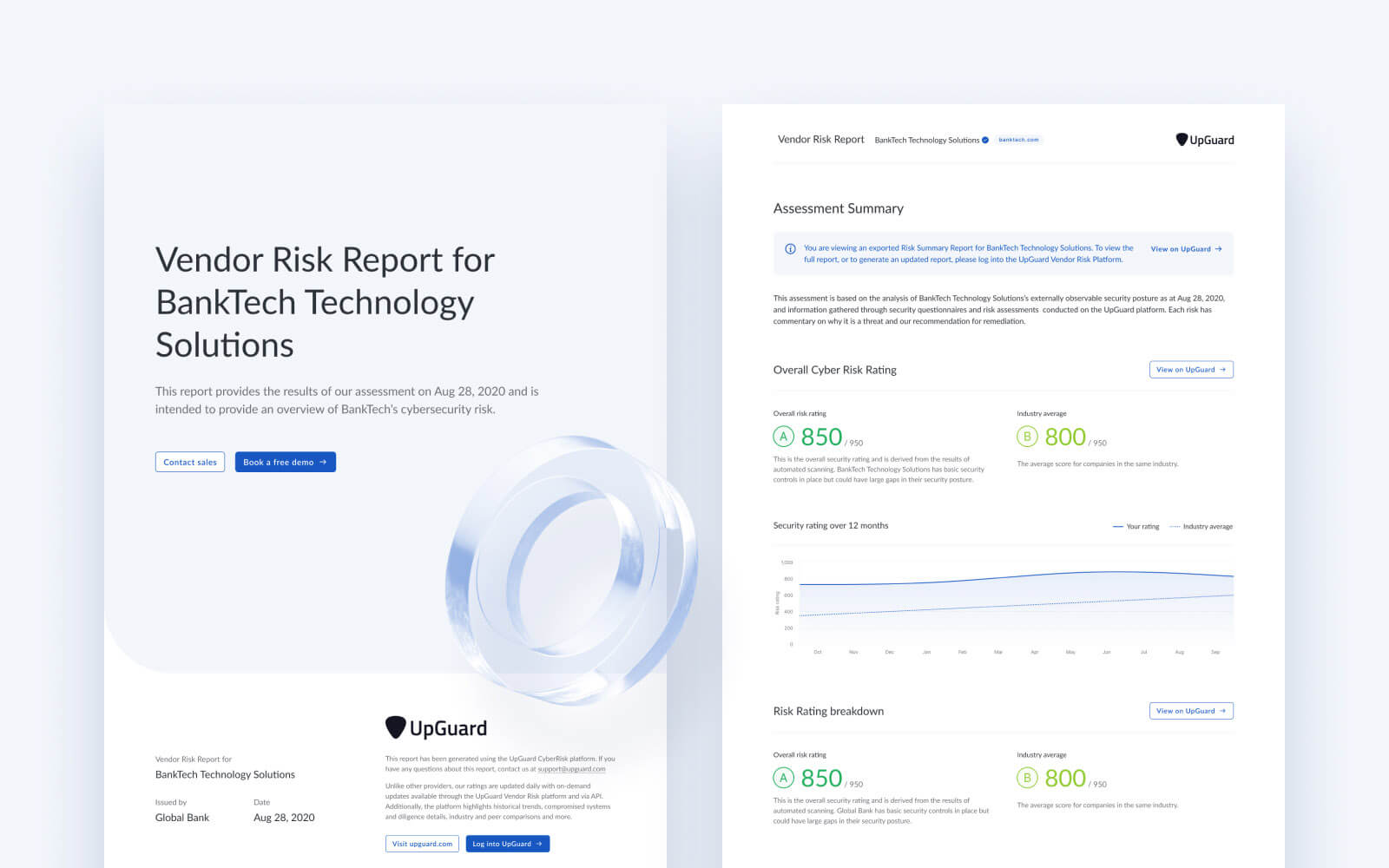 New vendor risk report