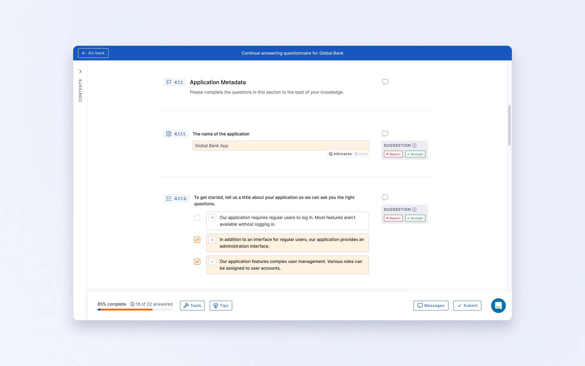 Receive faster responses to questionnaires with our new AI Autofill