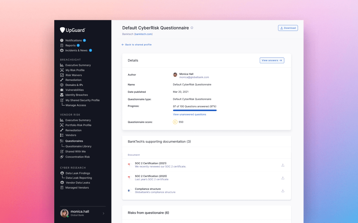 Improvements to Shared Profiles