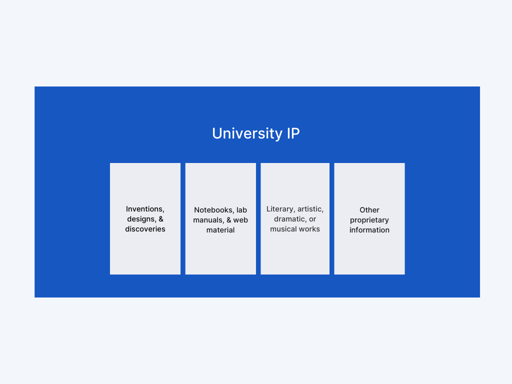 forms of university IP
